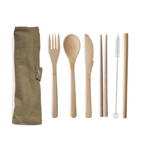 Brown Cutlery Set