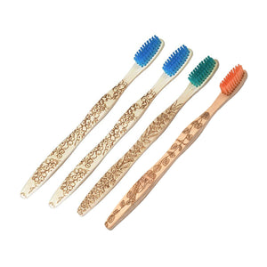 4 x Bamboo Toothbrushes