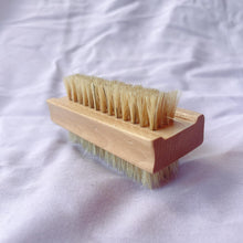 Load image into Gallery viewer, Double-sided Bamboo Nail Brush