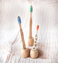 Load image into Gallery viewer, Bamboo Toothbrush &amp; Holder