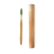 Load image into Gallery viewer, Bamboo Toothbrush &amp; Travel Case