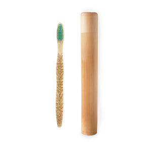 Bamboo Toothbrush & Travel Case