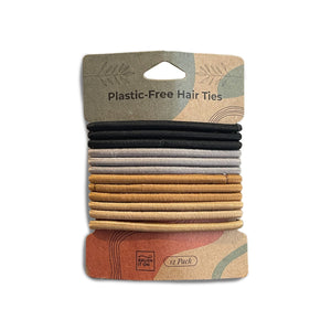 Plastic-Free Hair Ties 12 Pack