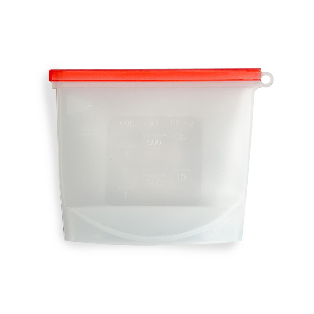 Silicone Storage Bags Small Red